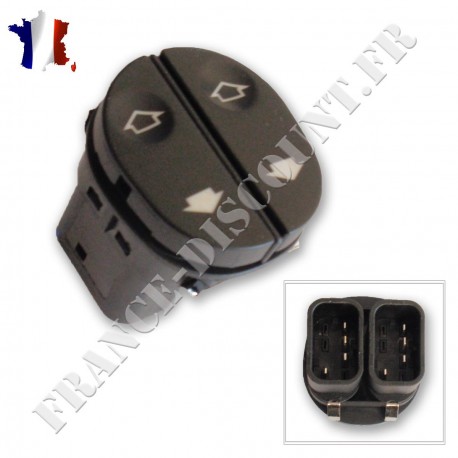 Bouton de lève-vitre électrique avant gauche compatible pour FORD Fiesta Fusion Ka Puma Tourneo Connect Transit Connect