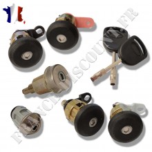 Kit complet antivol de direction avec barillets de portes compatible pour FORD Transit (de 1994 à 2000)