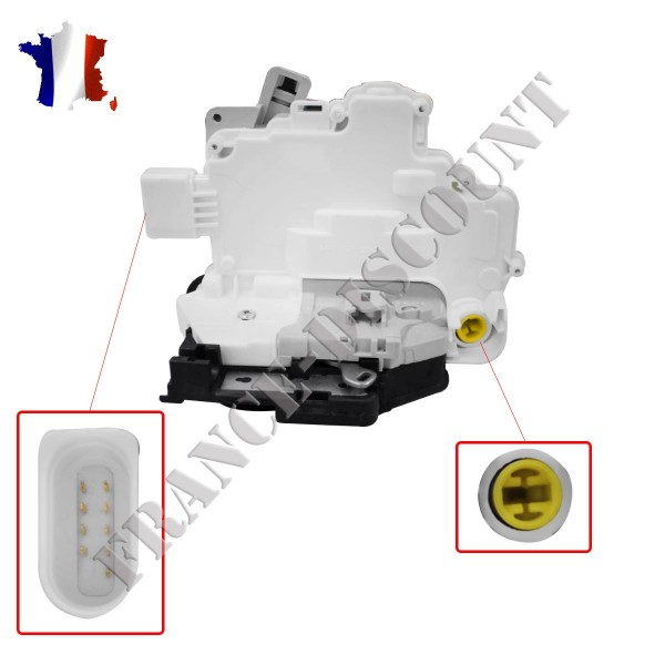 STARKIT PERFORMANCE Serrure Porte Arrière Droite - Compatible Audi A4 A5 Q3 Q5 Q7 Porsche Cayenne Touareg 2005-2018