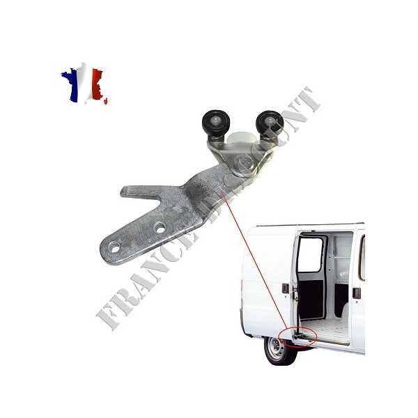 Galet central de porte latérale droite pour Jumpper, Ducato et Boxer