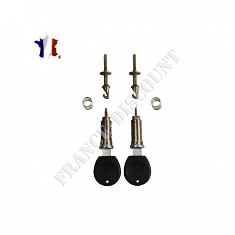 Kit de réparation de barillets de serrure de portes avant compatible pour SEAT Ibiza, Cordoba & VOLKSWAGEN polo