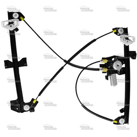 MECANISME DE LEVE VITRE ELECTRIQUE AVANT DROIT CITROEN BERLINGO (de 1996 à 2008)