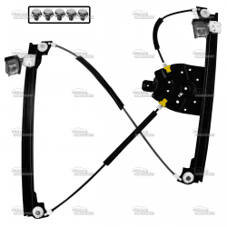 Mécanisme de Lève-Vitre Électrique Avant Gauche compatible pour Peugeot 607 (de 2000 à 2011) équivalent à 922192 9221Q2 9221H0