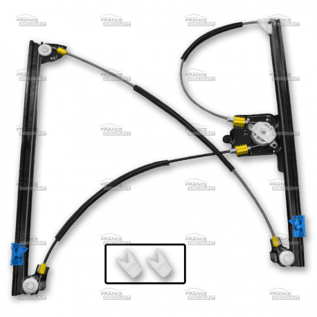 MECANISME DE LEVE-VITRE ELECTRIQUE AVANT GAUCHE DE RENAULT ESPACE 4 (IV) (depuis 2002)