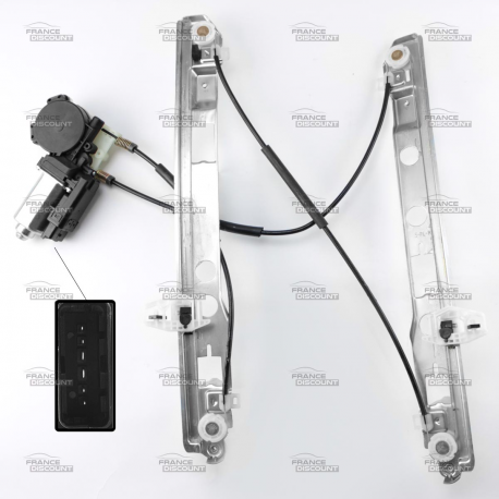 LEVE-VITRE ELECTRIQUE AVEC MOTEUR FONCTION CONFORT AVANT GAUCHE DE RENAULT MEGANE 2 (5 portes) (de 2002 à 2009)