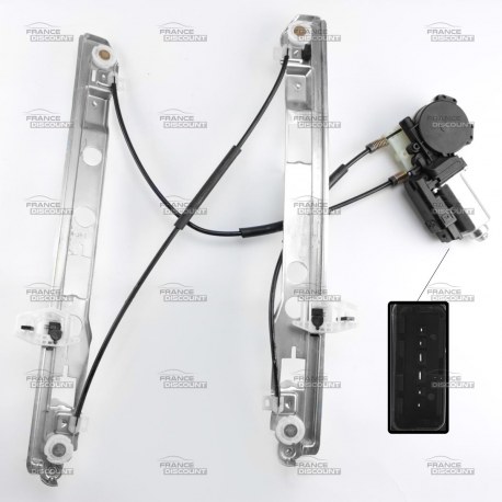 LEVE-VITRE ELECTRIQUE FONCTION CONFORT AVANT DROIT DE RENAULT MEGANE 2 ( 5 portes) ( de 2002 à 2009)