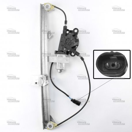 LEVE-VITRE ELECTRIQUE ARRIERE DROIT AVEC MOTEUR DE RENAULT MODUS (de 2004 à 2012)