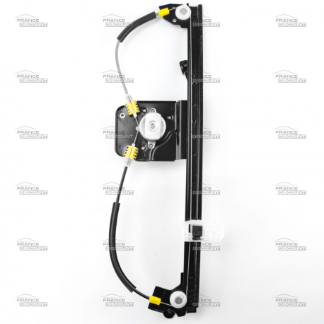 MECANISME DE LEVE-VITRE ELECTRIQUE AVANT GAUCHE DE RENAULT SCENIC 2 OU GRAND SCENIC 2 (de 2003 à 2009)