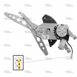 Lève-vitre électrique avant gauche avec moteur compatible pour RENAULT Twingo Série 1 (de 1993 à 2007)