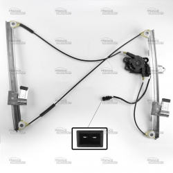 Lève-vitre électrique fonction non confort avant droit compatible pour VOLKSWAGEN Polo (3 portes) (de 1994 à 2001)