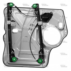 Mécanisme de lève-vitre électrique avant droit compatible pour VOLKSWAGEN Transporter T5 (de 2003 à 2015) (avec panneau complet)