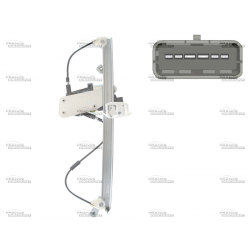 Lève-Vitre Électrique Avant Gauche avec Moteur Confort compatible pour Scénic 2 Grand Scénic 2 (03-09) équivalent à 8200646841