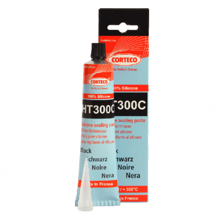 pâte à joint silicone noir 300°C 80ml marque Corteco HT300C