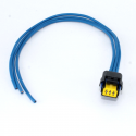 Connectique prise + fiche faisceau électrique compatible pour capteur de pression gasoil 1,4l & 1,6l HDI / 1.8 2.0 Tdci