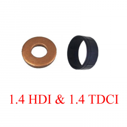 Joint (bague) d'injecteurs + protecteur pour C1 C2 C3 Fiesta 107 1.4HDI 1.4 TDCI